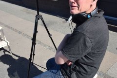 Komponist Jakob Draminsky Højmark under projektet "Wa(l)king Copenhagen"